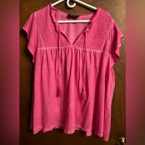 Lane Bryant boho flutter sleeve top size 22/24 new, excellent condition.